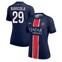 Paris Saint-Germain Bradley Barcola #29 Domáci Ženy futbalový dres 2024-25 Krátky Rukáv